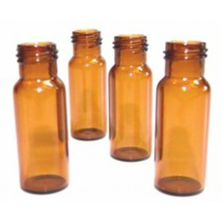 FLACON VERRE BRUN ABSORPTION LENTE AVEC SEPTA CAP.2ML-P.100
