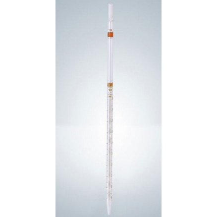 PIPETTE BACTERIOLOGIE SANS BOULE 5 ML EN 0,1 ML