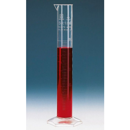 EPROUVETTE EN PMP CL.B GRADUEE RELIEF CAP.500ML EN 5ML-PACK 5
