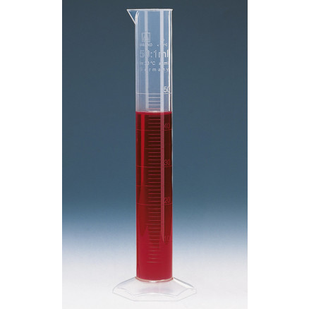 EPROUVETTE EN PP FORME HAUTE CL.B GRAD.RELIEF 100ML EN 1ML
