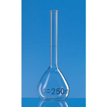 FIOLE JAUGEE VERRE BORO CL.A BLAUBRAND CAP.100ML EN 0,1ML