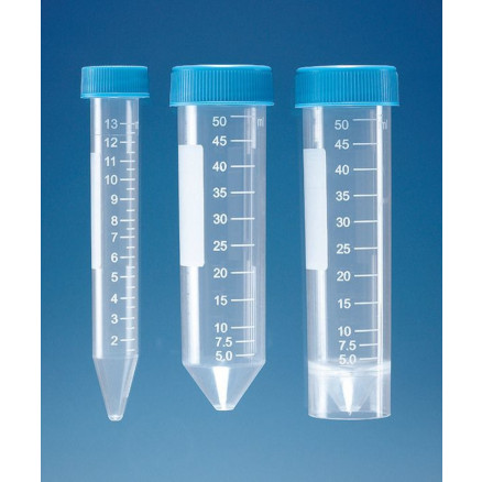 TUBES A CENTRIFUGER EN PP GRADUES NON STERILE 50ML -X250