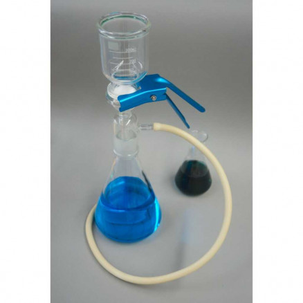 SUPPORT DE FILTRE PYREX FRITTE POR. 10uM