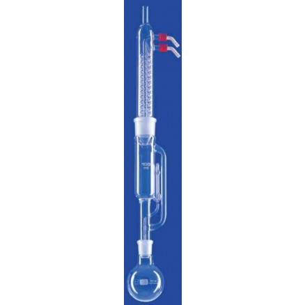 SOXHLET COMPLET DE 500ML AVEC BALLON ROND 1L & EXTRACTEUR