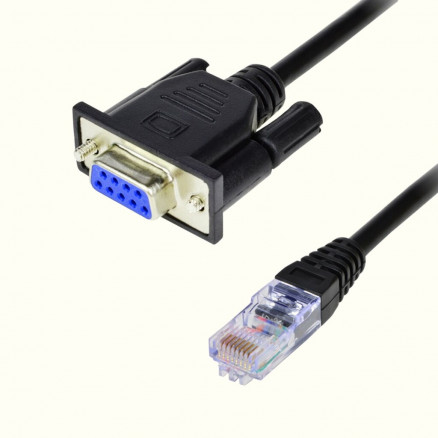 CABLE DE LIAISON SERIE 320/PC PRECISA ( CONNECTEUR RJ45/DB9)