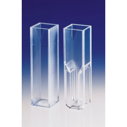 CUVES UV MACRO PMMA T.O.10MM VOLUME 2,5-4,5ML - PACK DE 100