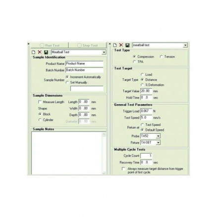 LOGICIEL TEXTURE PRO CT POUR TEXTUROMETRE CT3