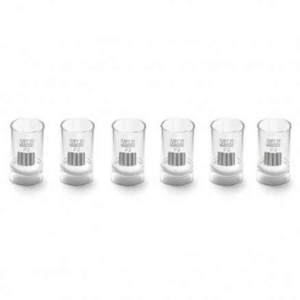 LOT DE 6 CREUSETS FILTRANTS EN VERRE P2 POUR ANALYSEUR FIWE