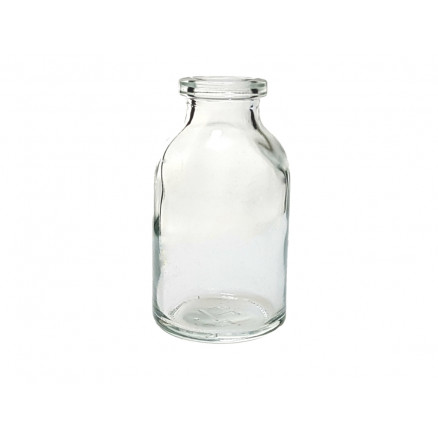FLACON ANTIBIOTIQUE VERRE BLANC 24 ML  PACKDE 252