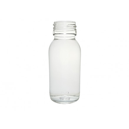 FLACON VERRE COL LARGE 60ML H.94XD.38MM-BAGUE PP28-X127
