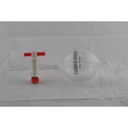 BURETTE CALIBREE 99-100% EN 0,1% AVEC ROBINET TEFLON