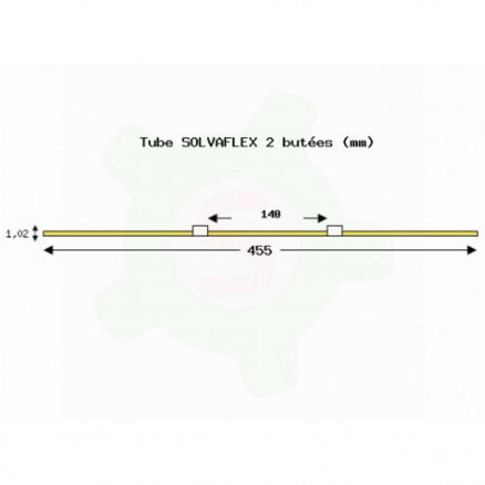TUBES DE POMPE PERISTALTIQUE PVC SOLVA BLANC/BLANC PACK X12