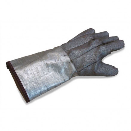 Gant anti-chaleur bi-matière pour cuisine professionnelle - 38 cm -  Sanipousse produits HACCP