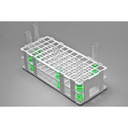 Porte-tubes à essai à 2 étages PMMA 12 postes p/di - Matériel de
