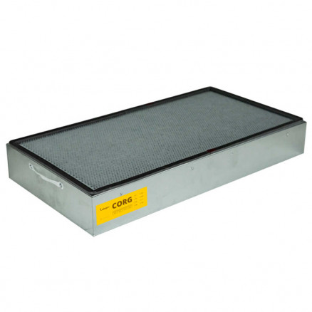 FILTRE CHARBON ACTIF CORG301 POUR VAPEURS ORGA./CORROSIVES