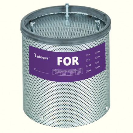 FILTRE ROND A CHARBON ACTIF FORMOL SERIE 12 LABOPUR
