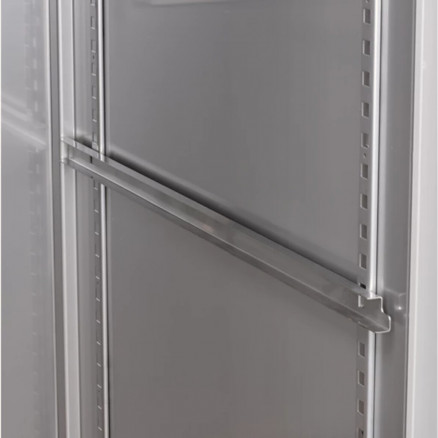 GLISSIERE INOX U - DROITE POUR ARMOIRE LKPV 84
