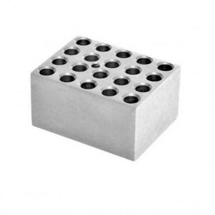 BLOC ALUMINIUM POUR TUBES 2ML OHAUS