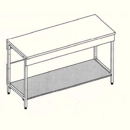 TABLETTE SOUS PAILLASSE L=855 PROF=520 MM