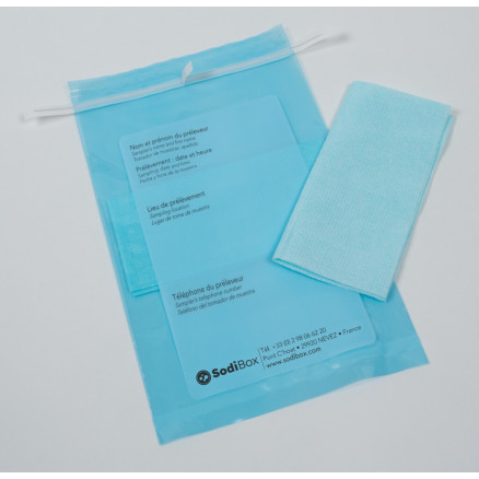 CHIFFONNETTES NON TISSEES SAC STOM. ENCO. EAU+NEUT - X300