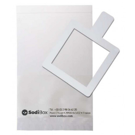 GABARIT PLASTIQUE STERILE D.10X10CM S/S.U - PACK DE 50