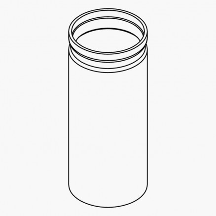 TUBE EN VERRE AVEC FRITTE 64ML/82ML - PACK DE 6