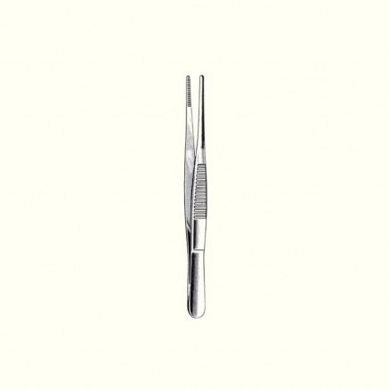 PINCE A DISSECTION EN INOX BOUTS RONDS LONG.200MM