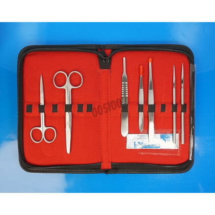 TROUSSE DE DISSECTION INOX 12 PIECES