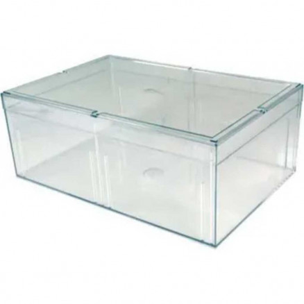 BOITE RANGEMENT TRANSPARENTE & COUVERCLE D.360X240X140MM