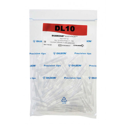 POINTE STANDARD DIAMOND GILSON 1000UL - 5 SACHETS DE 200