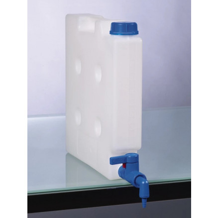 BIDON 5L FAIBLE ENCONBREMENT AVEC ROBINET STOPCOCK