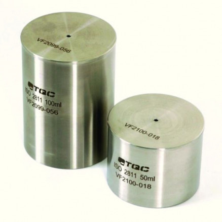 PYCNOMETRE 50ML INOX CALIBRE ISO 2811, ASTM D1475