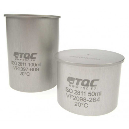 PYCNOMETRE 100ML INOX CALIBRE ISO 2811, ASTM D1475