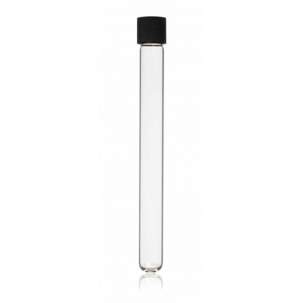TUBE EN VERRE SODO 30ML AVEC CAPE A VIS D.28MM - PACK 375