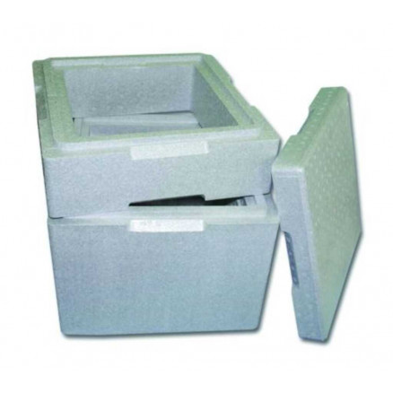BOITE HERMETIQUE ISOTHERME NEOPOR AVEC COUVERCLE - 12,5L