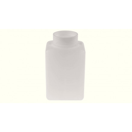 FLACON ROND COL LARGE EN PE GRADUE 1000ML