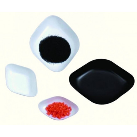 NACELLE DE PESEE ANTISTATIQUE EN PS NOIR 85X65X14MM - X500