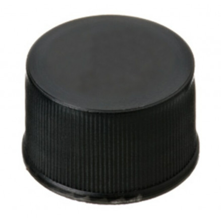 BOUCHON A VIS PP NOIR PLEIN DN13 SANS SEPTA - PACK DE 100