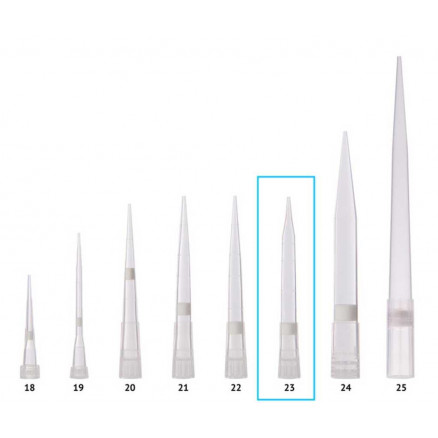 CONES STERILES 20-300µL GRADUES PACK 10 RACKS DE 96