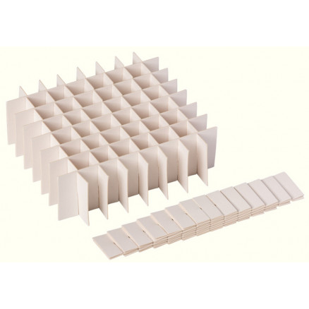 INSERT 10X10 POUR BOITE CRYO. TUBES DE 10,5MM H.30MM - X10