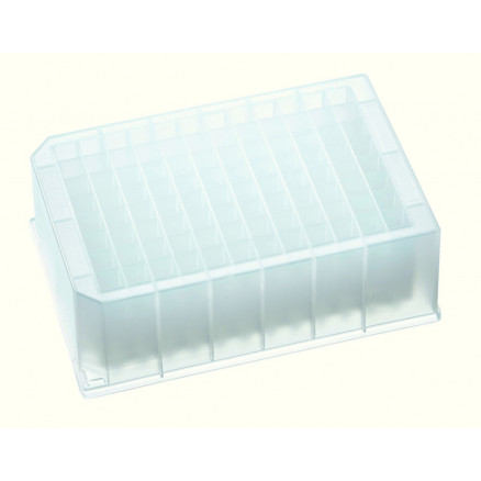 MICROPLAQUE 96 PUITS EN V OUVERTURE CARREE H.44MM X 5