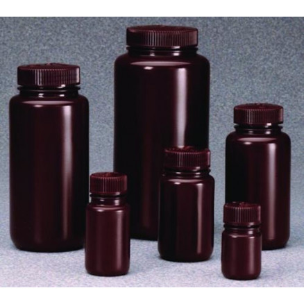 FLACON NALGENE ROND COL LARGE HDPE BRUN 30ML