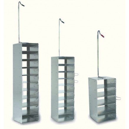 ENSEMBLE 4 RACKS VERTICAUX 5 ETAGES POUR TUBES 5ML