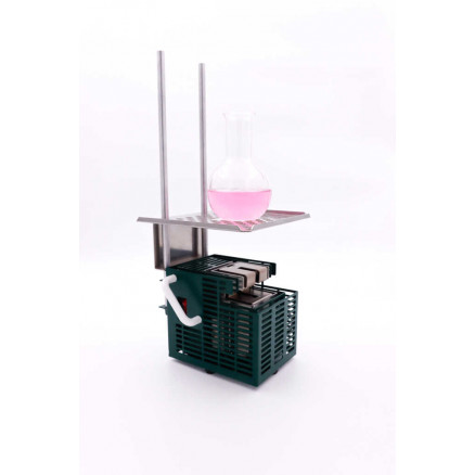 SUPPORT METALLIQUE VERRERIE POUR BEC MICROBIO
