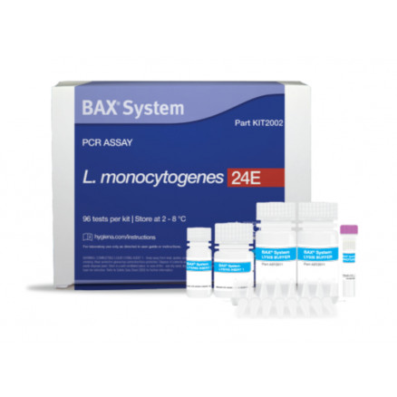 KIT TEST PCR L.MONOCYTOGENES 24E - BAX SYSTEM - 96 TESTS