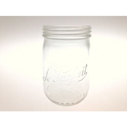 BOCAL "LE PARFAIT" VERRE BLANC ROND A VIS  - CAP.1L - PACK X6