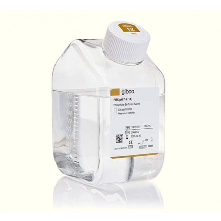 SOLUTION SALINE TAMPONNEE AU PHOSPHATE (PBS) PH 7,4 - 1L