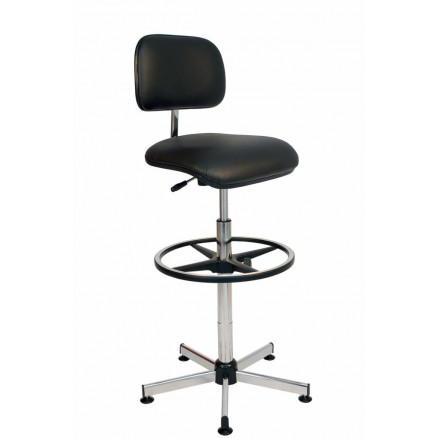 Tabouret et siège de laboratoire ergonomique et esthétique