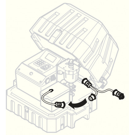CABLE Y POUR ALIMENTATION CONTROLEUR PRELEVEUR BUHLER 2000
