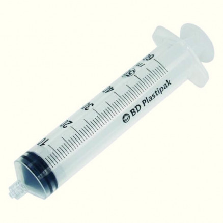 SERINGUE 3 PIECES LUER LOCK STERILE EMBOUT DE CATHETER  100ML -PACK X50